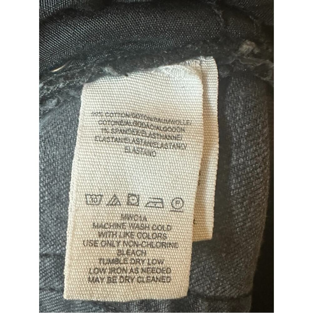 Free People We The Free Black Distressed Skinny Jeans High Rise 30 - Picture 7 of 8